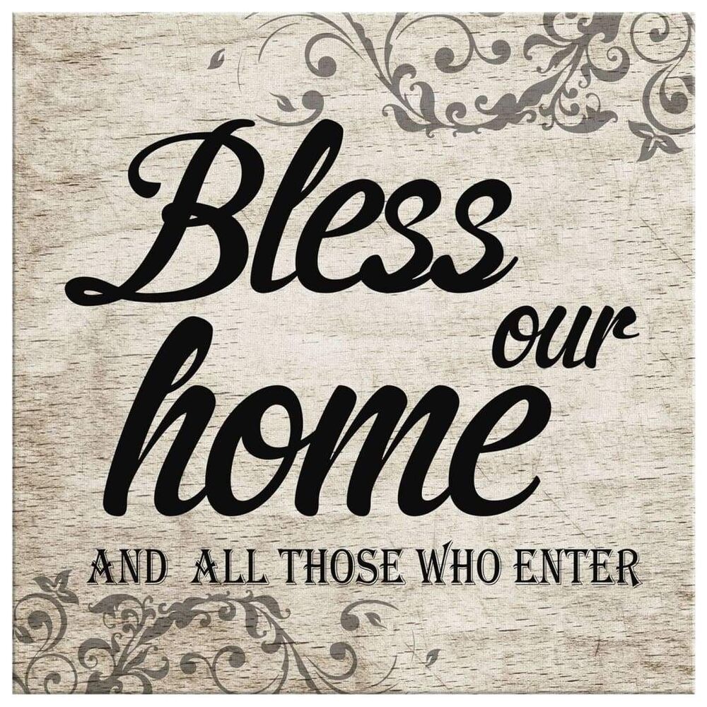 Welcome-Wall-Art-Bless-Our-Home-And-All-Those-Who-Enter-Canvas-Print-2 Welcome Wall Art Bless Our Home And All Those Who Enter Canvas Print 2