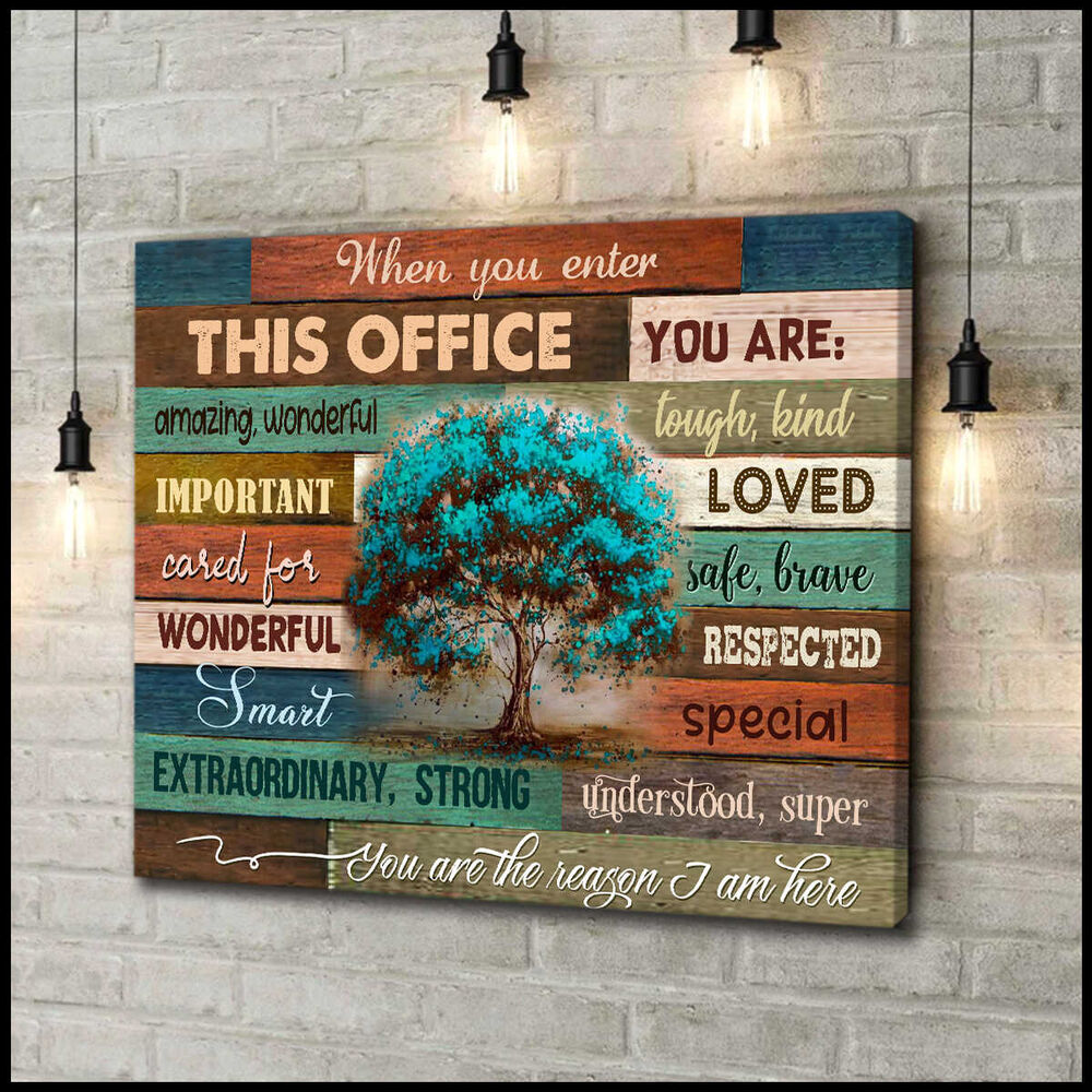 When You Enter This Office Canvas W All Art Decor