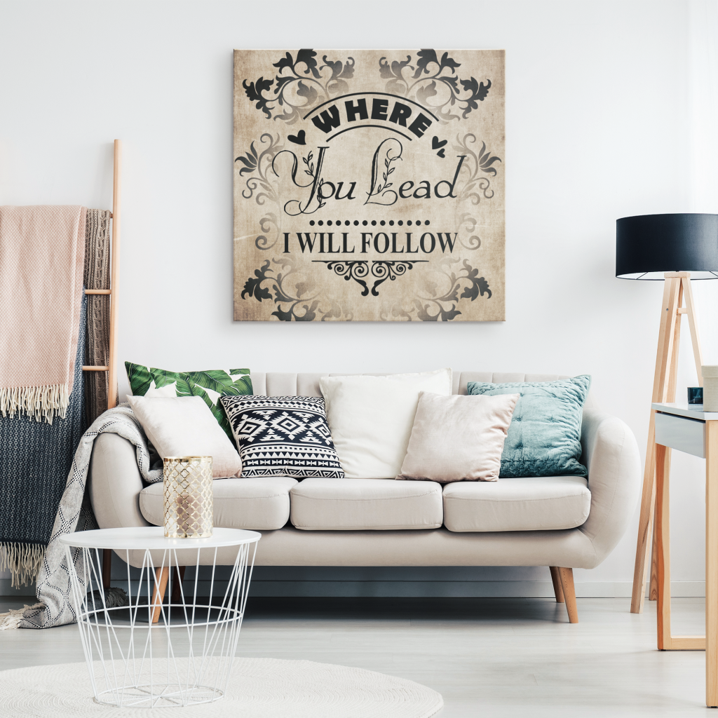 I Will Follow Canvas Wall Art