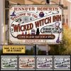 Witch Inn Black Cat Stay For A Spell Color Custom Classic Metal Signs