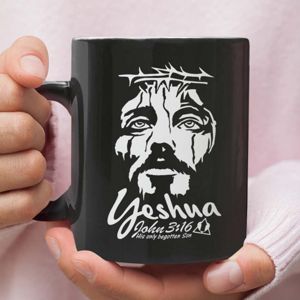 Yeshua-John-316-His-Only-Begotten-Son-Coffee-Mug Yeshua John 3:16 His Only Begotten Son Coffee Mug