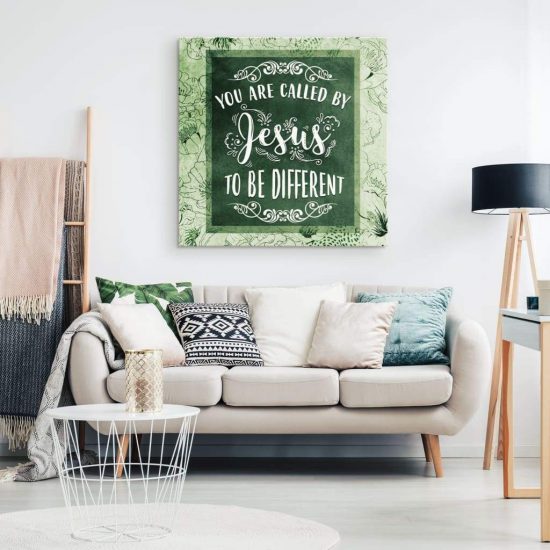 You Are Called By Jesus To Be Different Christian Wall Art Canvas Print 1