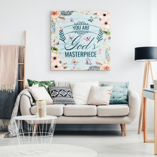 You Are GodS Masterpiece Canvas Wall Art 1