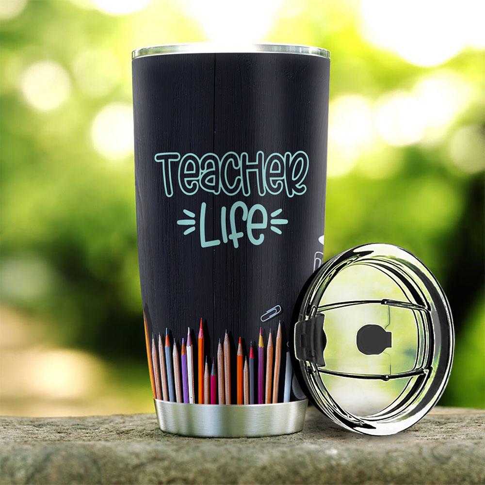 a teacher takes a hand opens a mind touches a heart and shapes a future gifts for teachers kindergarten teacher gifts stainless steel tumbler 5939