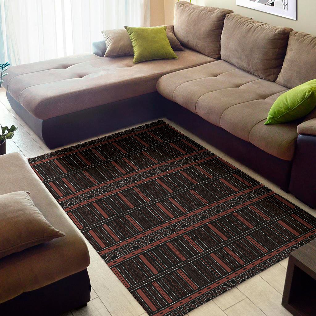 aboriginal indigenous pattern print area rug floor decor 8114