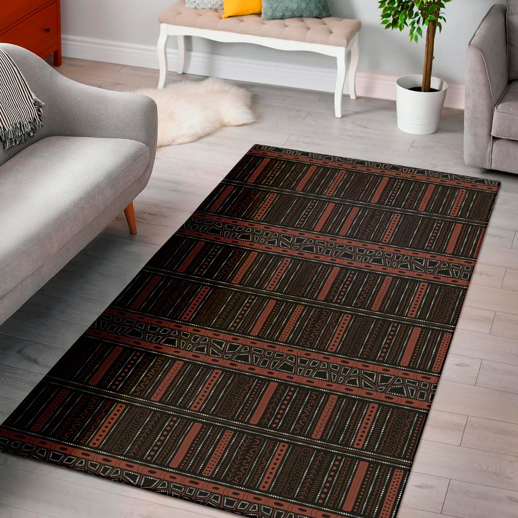 aboriginal indigenous pattern print area rug floor decor 8860