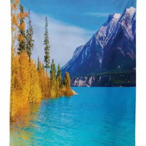Abraham Lake Mountains 3D Printed Tablecloth Table Decor 1 abraham lake mountains 3d printed tablecloth table decor 6699
