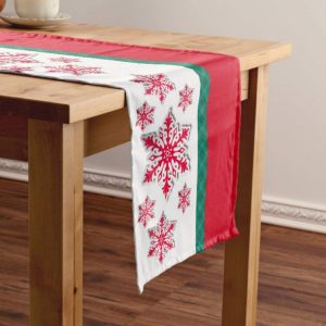 abstract christmas nice ornamental printed table runner 5310
