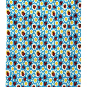 abstract daisies bugs 3d printed tablecloth table decor 3908