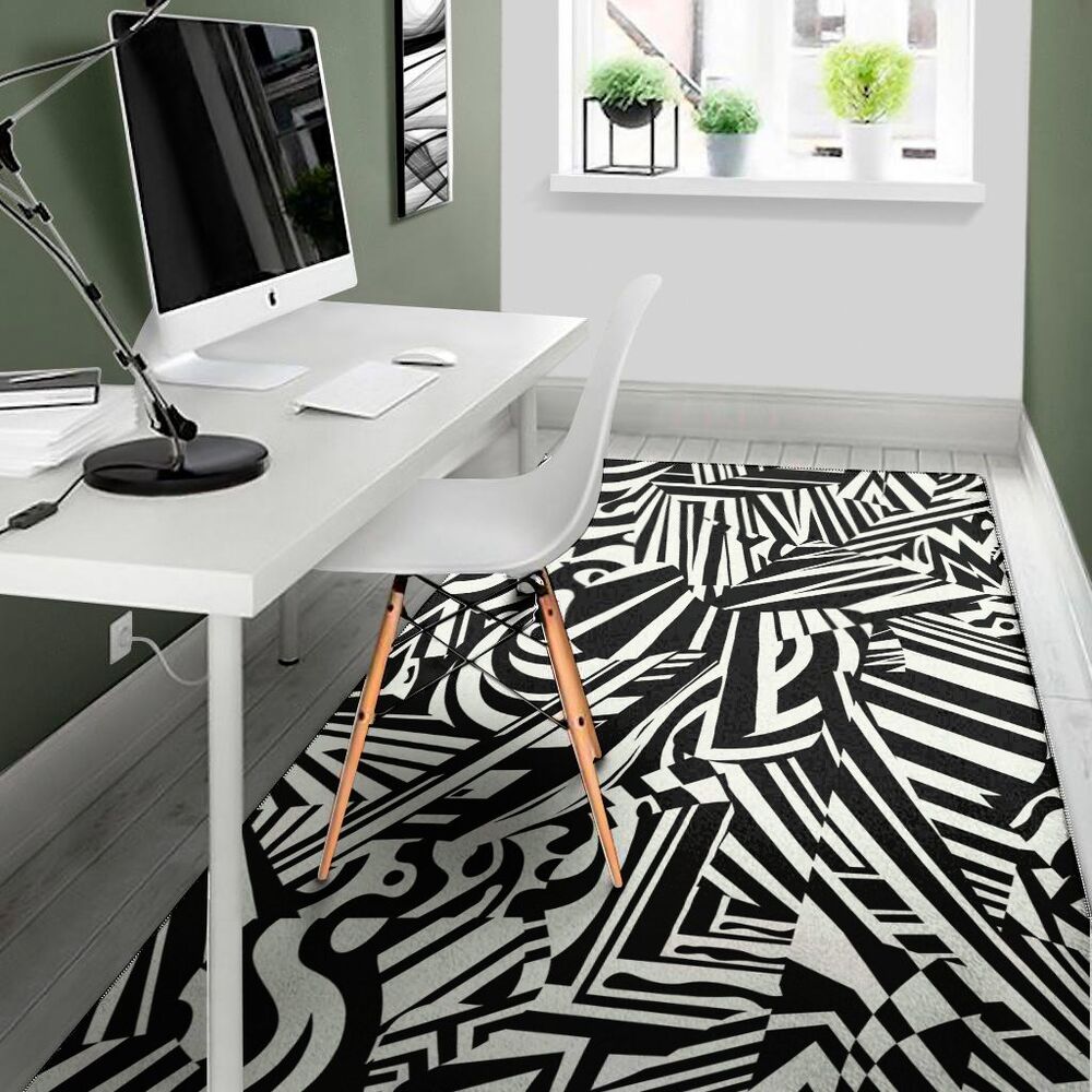 Abstract Dazzle Pattern Print Area Rug Floor Decor abstract dazzle pattern print area rug floor decor 2920