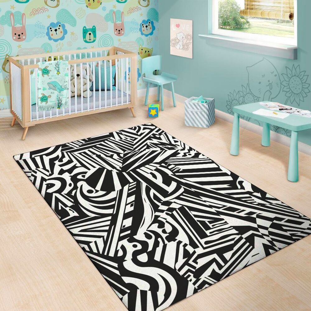 Abstract Dazzle Pattern Print Area Rug Floor Decor abstract dazzle pattern print area rug floor decor 6027