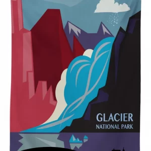 abstract mountains and river 3d printed tablecloth table decor 8420