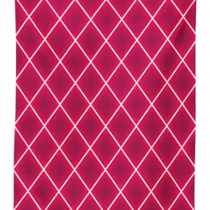 abstract rhombus shapes 3d printed tablecloth table decor 4741