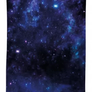 abstract stars and nebula 3d printed tablecloth table decor 6047