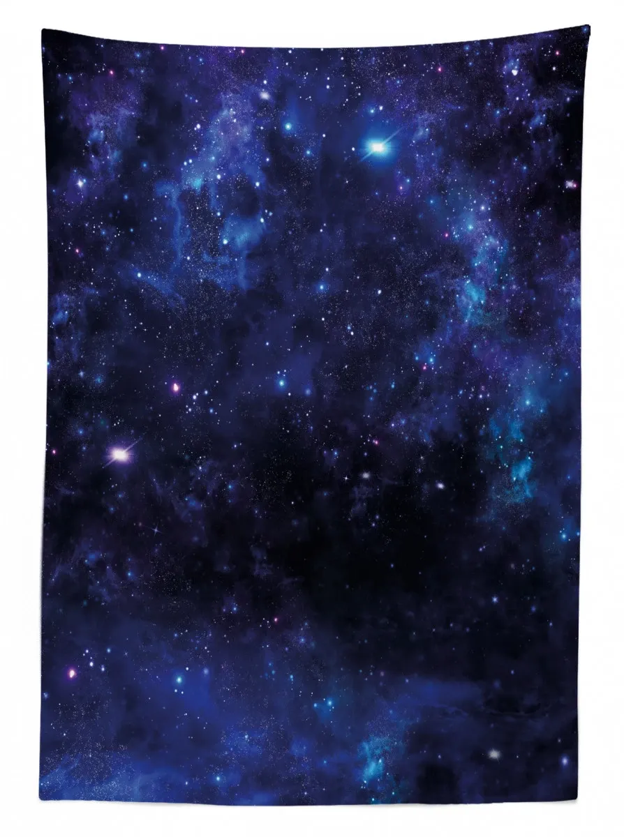abstract stars and nebula 3d printed tablecloth table decor 6047
