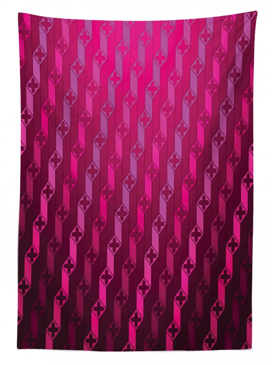 abstract striped art 3d printed tablecloth table decor 8476