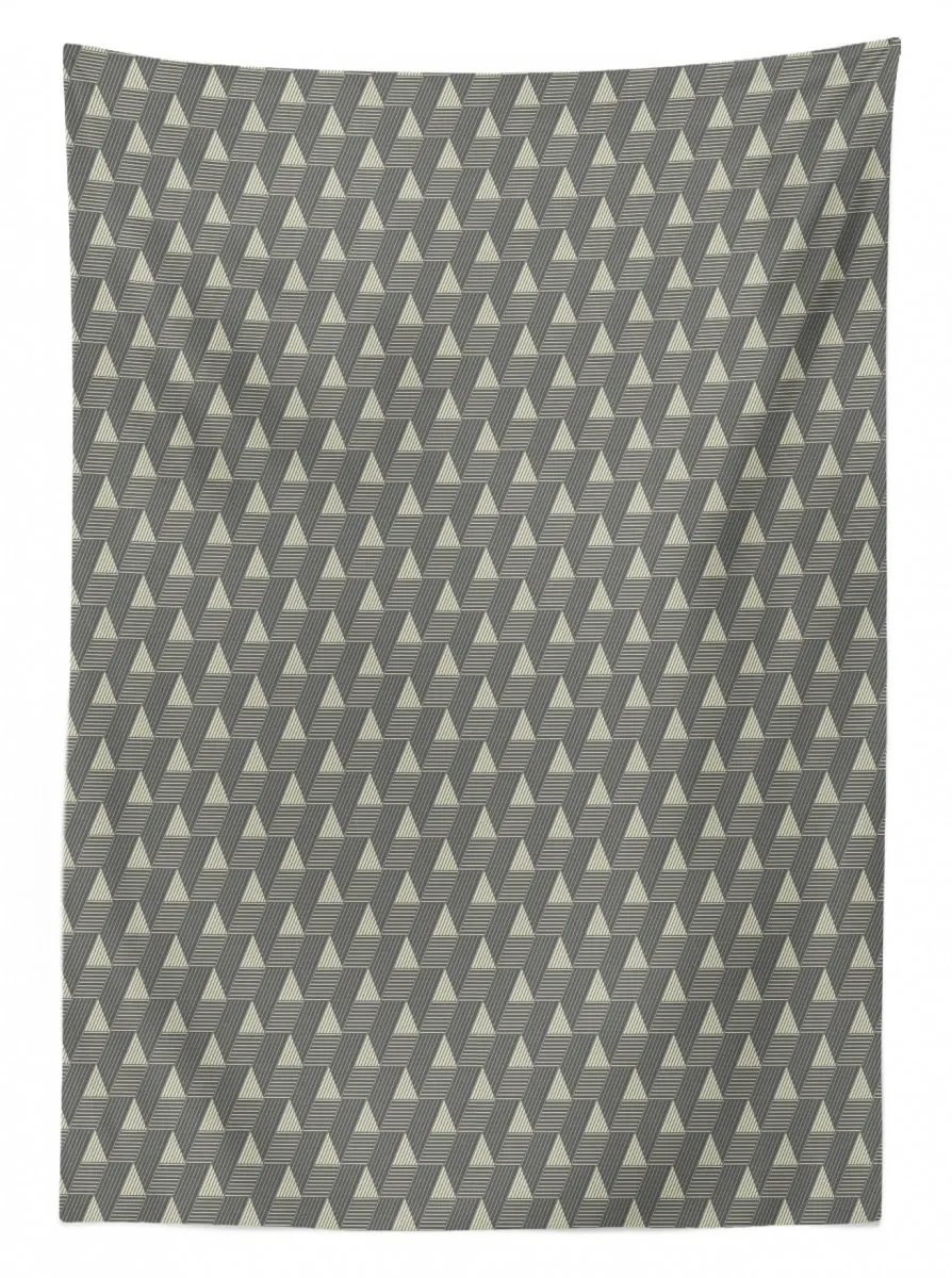 abstract triangles 3d printed tablecloth table decor 6793