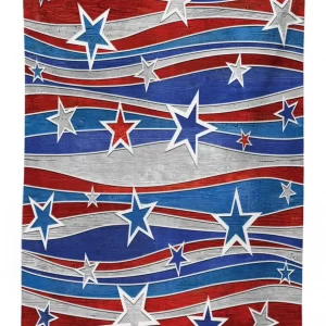 abstract usa flag 3d printed tablecloth table decor 6466