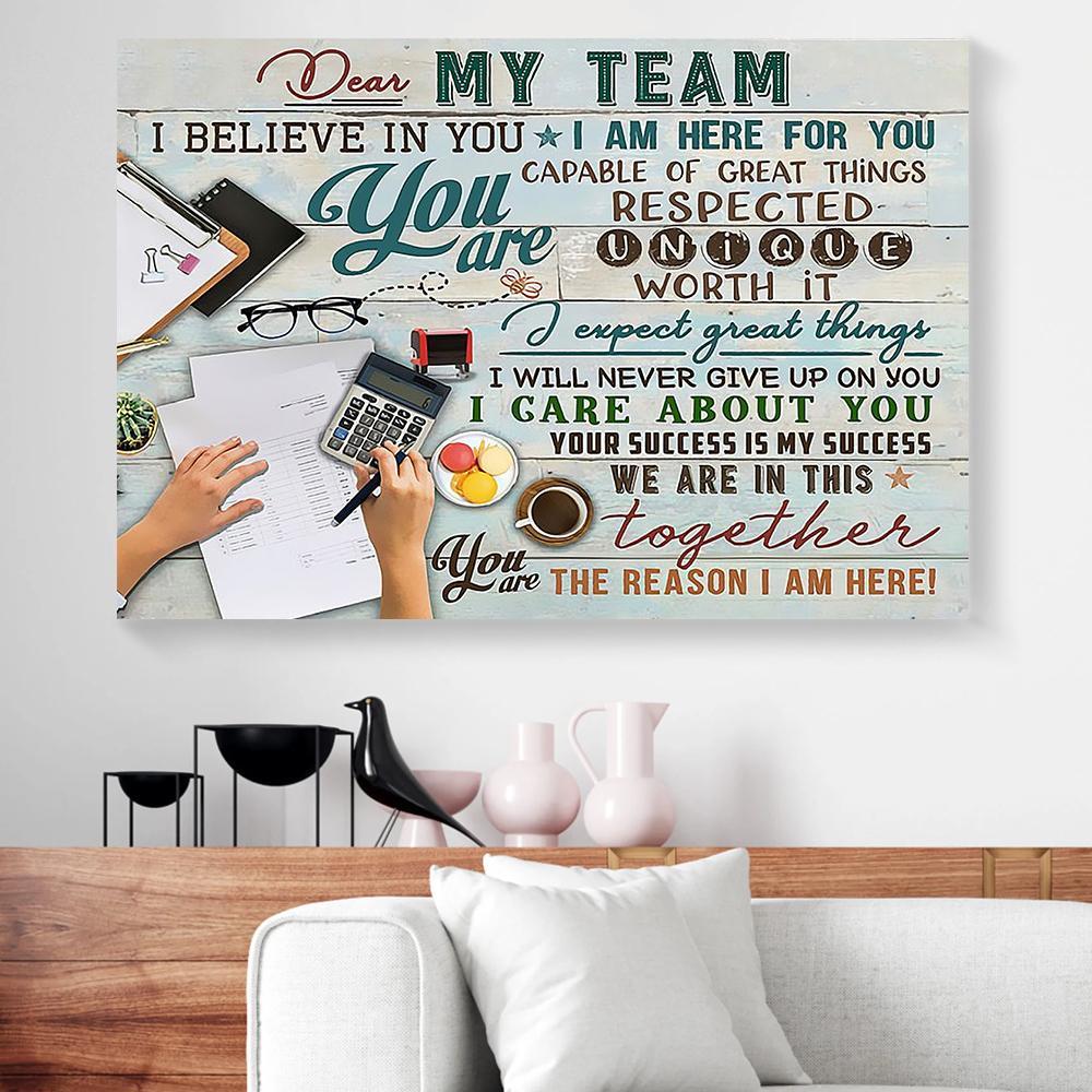 accountant canvas prints wall art decor 5066