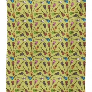 Acoustic Guitars Sketch 3D Printed Tablecloth Table Decor 1 acoustic guitars sketch 3d printed tablecloth table decor 2625