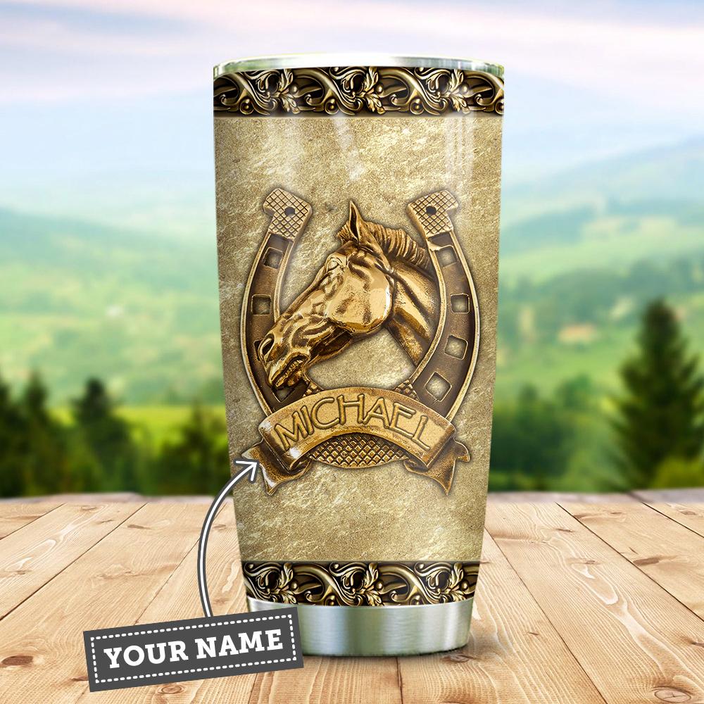 Advice From A Horse Gold Style Personalized Stainless Steel Tumbler advice from a horse gold style personalized stainless steel tumbler 8016
