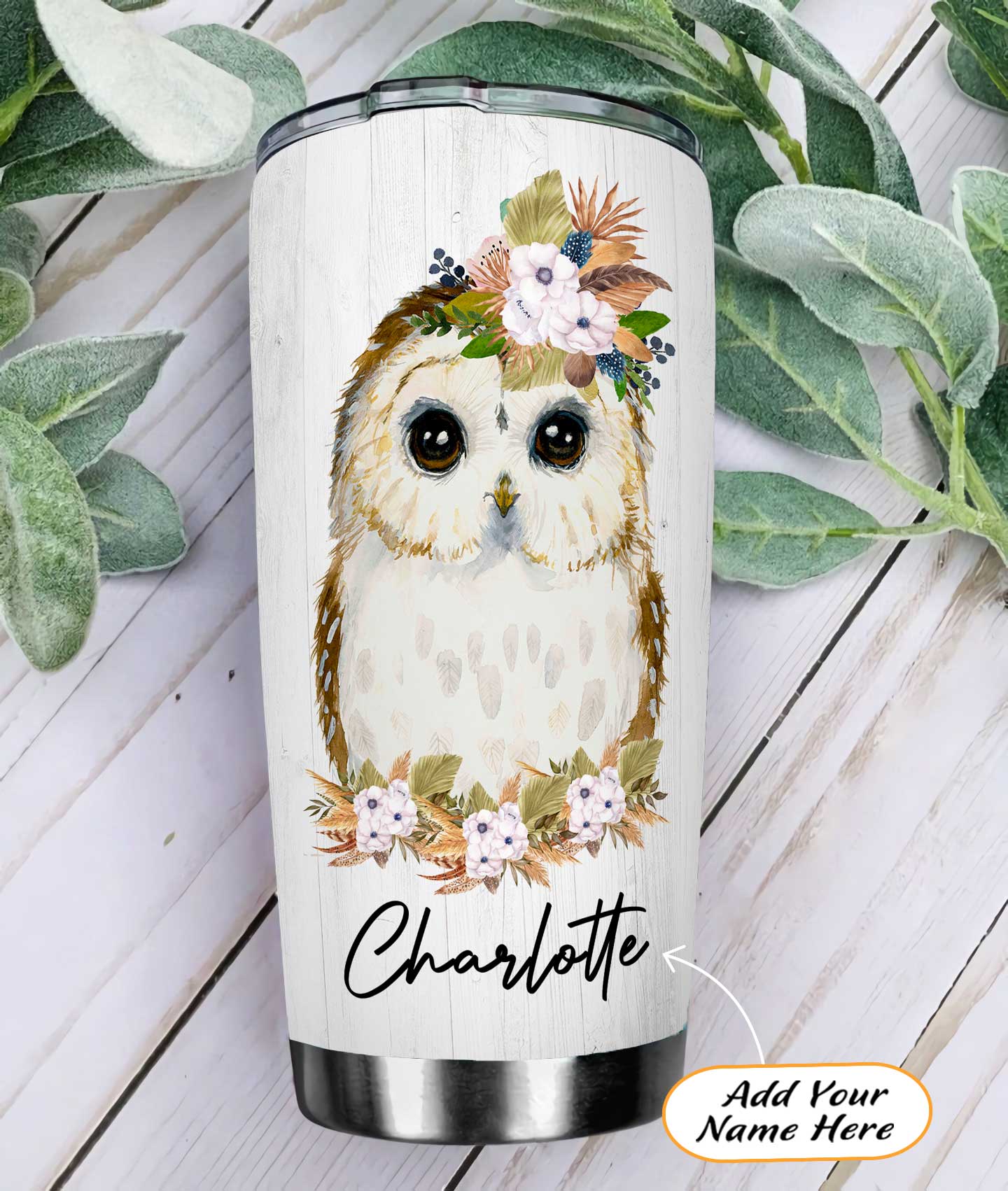 Advice From An Owl Personalized KD1 Stainless Steel Tumbler advice from an owl personalized kd1 stainless steel tumbler 4388
