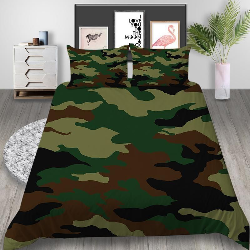 africa map vintage printed bedding set bedroom decor 3099
