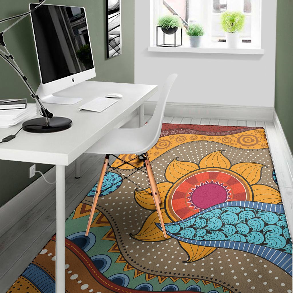 african sun print area rug floor decor 3845
