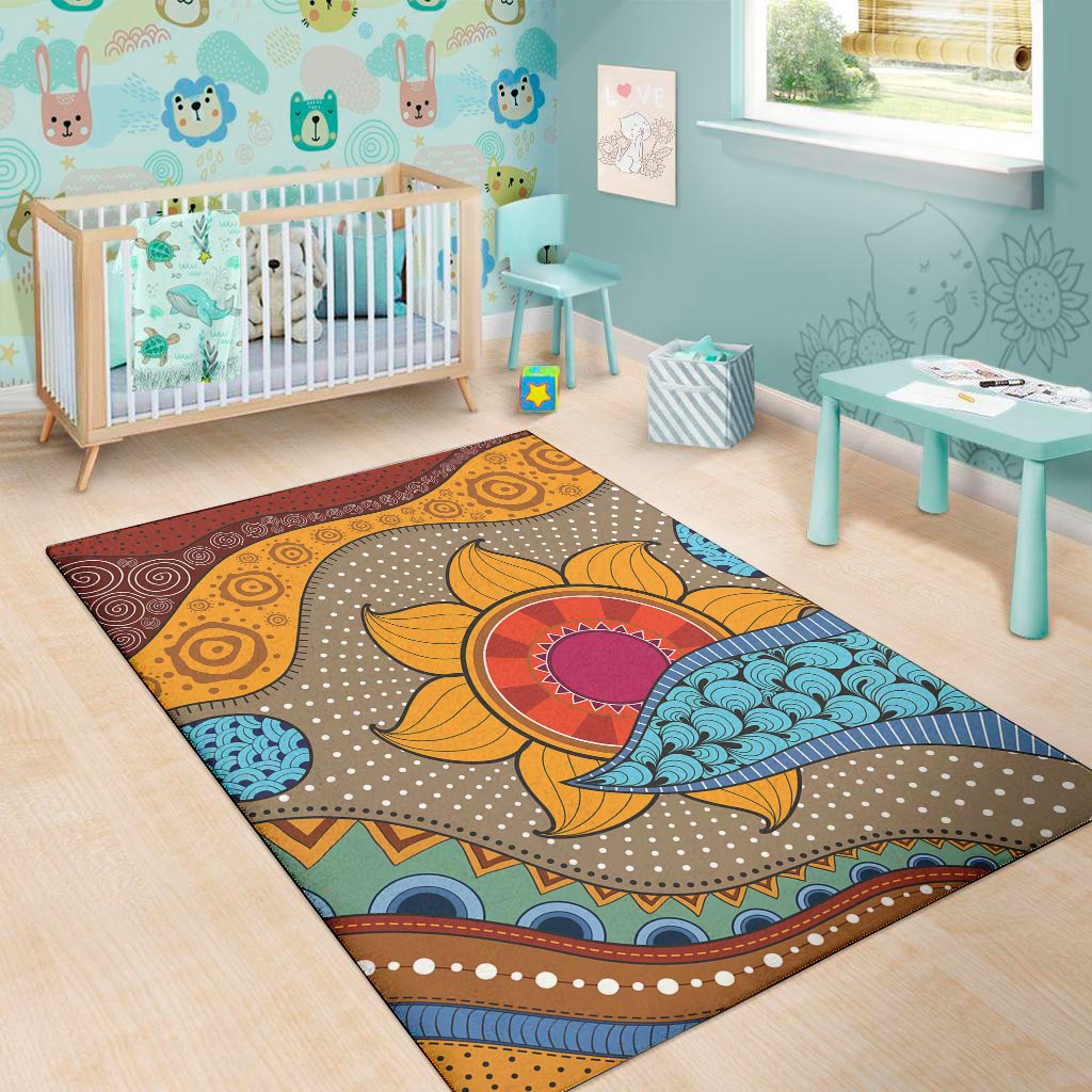 african sun print area rug floor decor 6729
