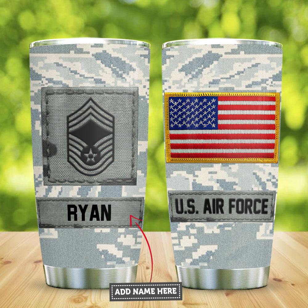 air force personalized stainless steel tumbler 2210
