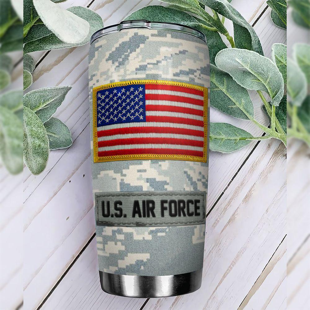 air force personalized stainless steel tumbler 7243