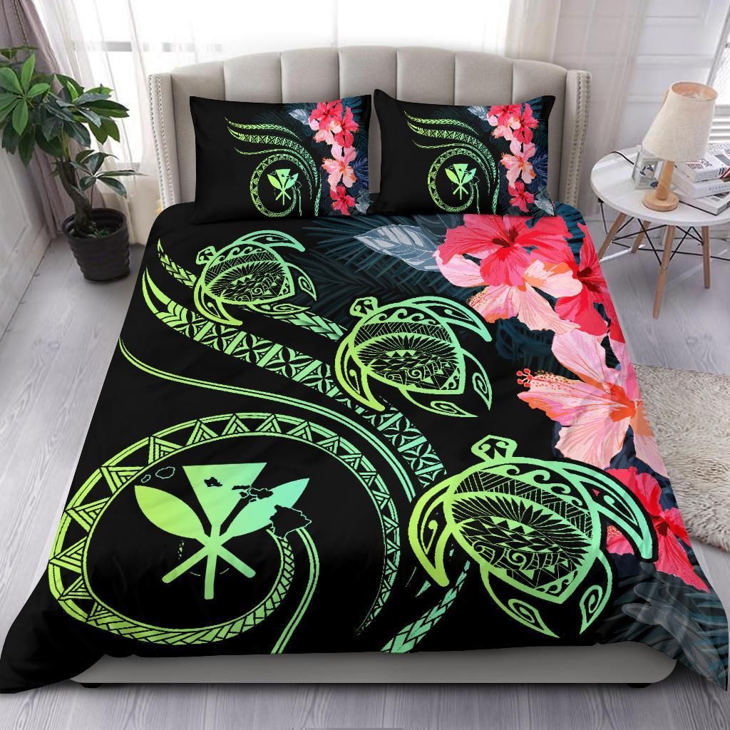 alohawaii hawaii turtle polynesian tropical cora style yellow duvet cover bedding set 2321