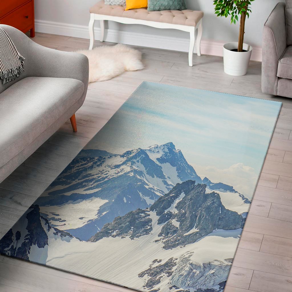 alps mountain print area rug floor decor 4816
