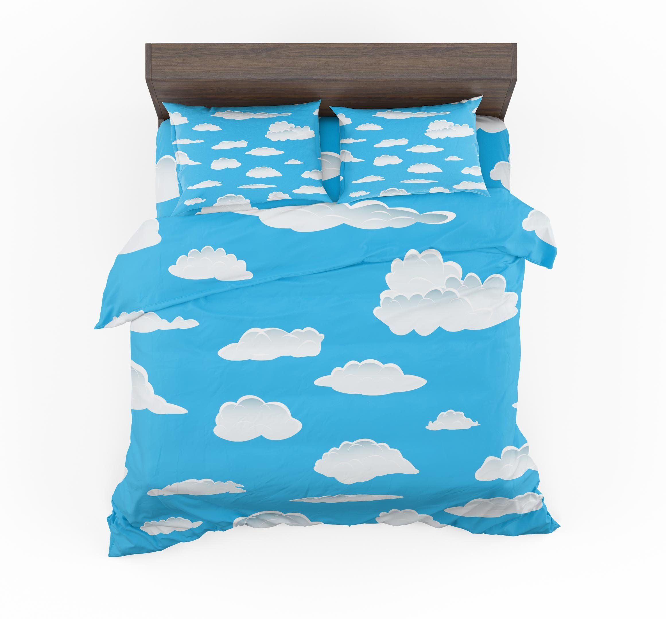 amazing clouds designed bedding set bedroom decor 8031