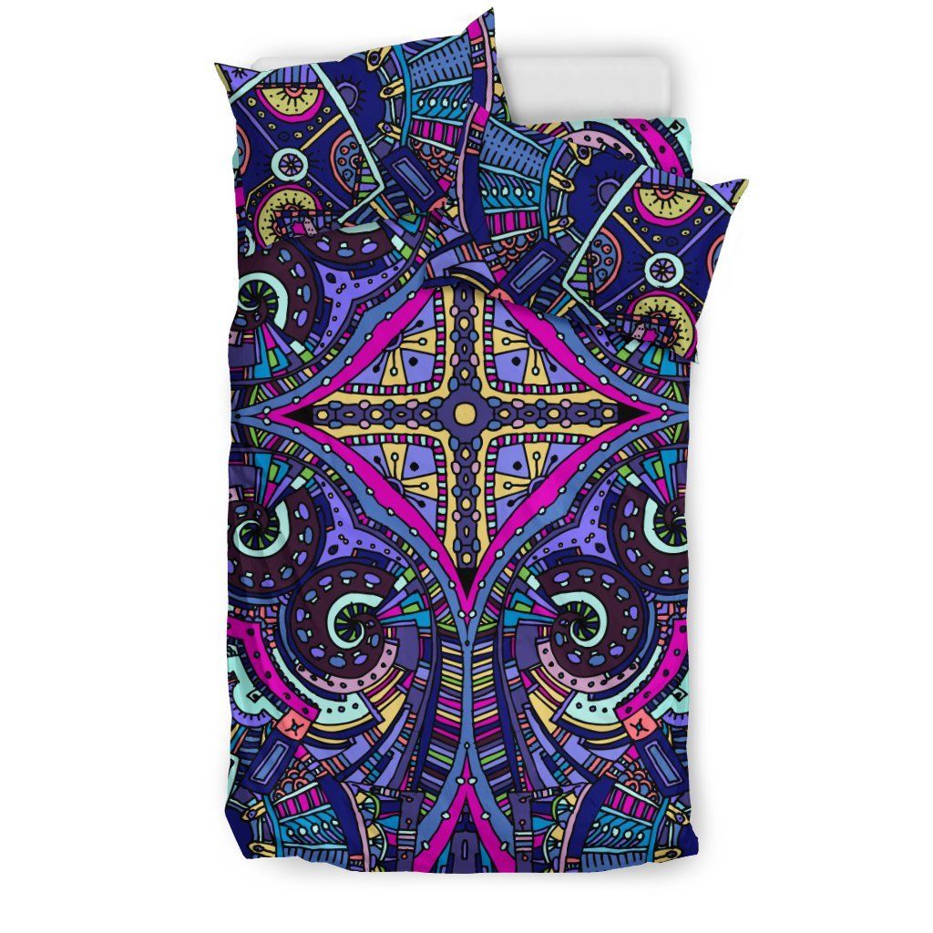 amazing purple night sky printed bedding set bedroom decor 1248