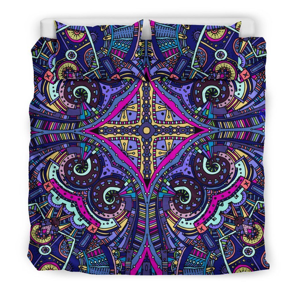 amazing purple night sky printed bedding set bedroom decor 6466