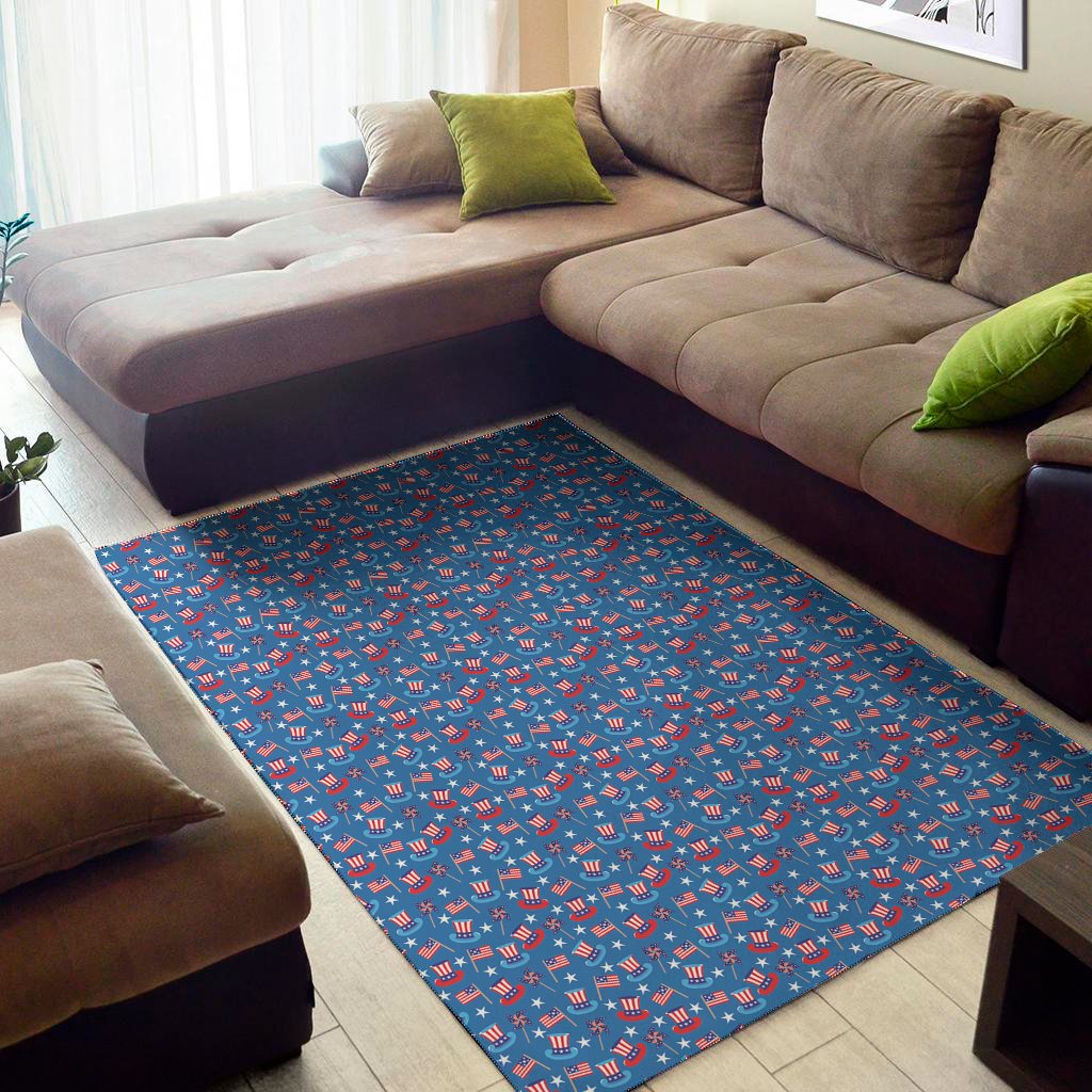 american independence day pattern print area rug floor decor 3858