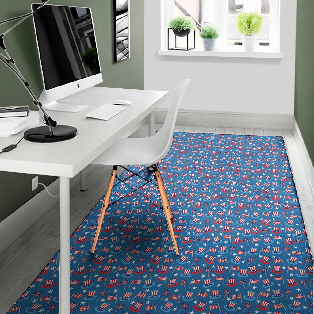 american independence day pattern print area rug floor decor 5191