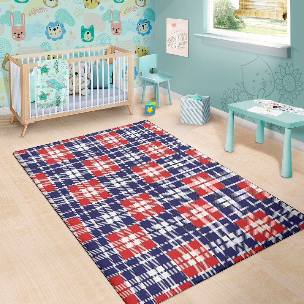 American Independence Day Plaid Print Area Rug Floor Decor american independence day plaid print area rug floor decor 5800