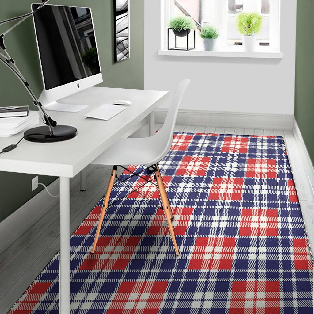 American Independence Day Plaid Print Area Rug Floor Decor american independence day plaid print area rug floor decor 7601