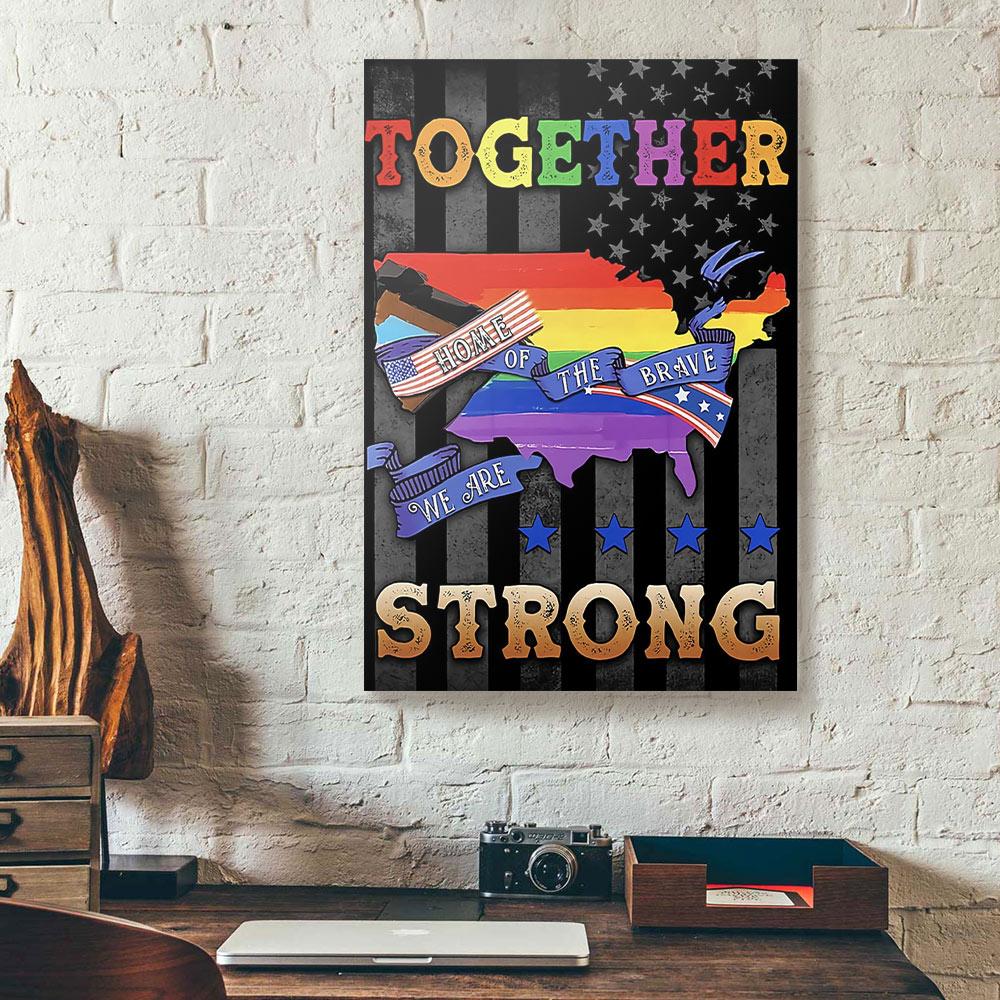 American Map Lgbt Canvas Prints - Wall Art Decor american map lgbt canvas prints wall art decor 2100