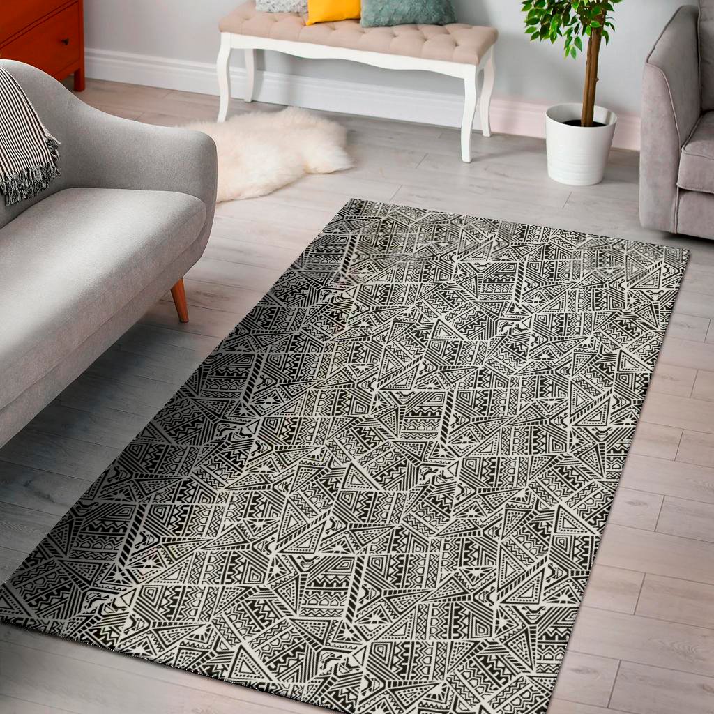 ancient aztec tribal pattern print area rug floor decor 6308