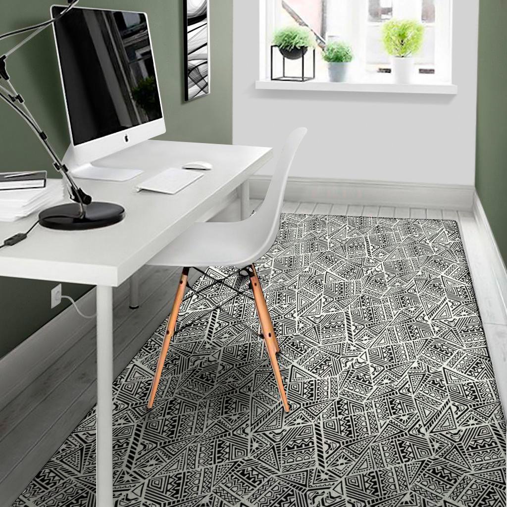 ancient aztec tribal pattern print area rug floor decor 7601