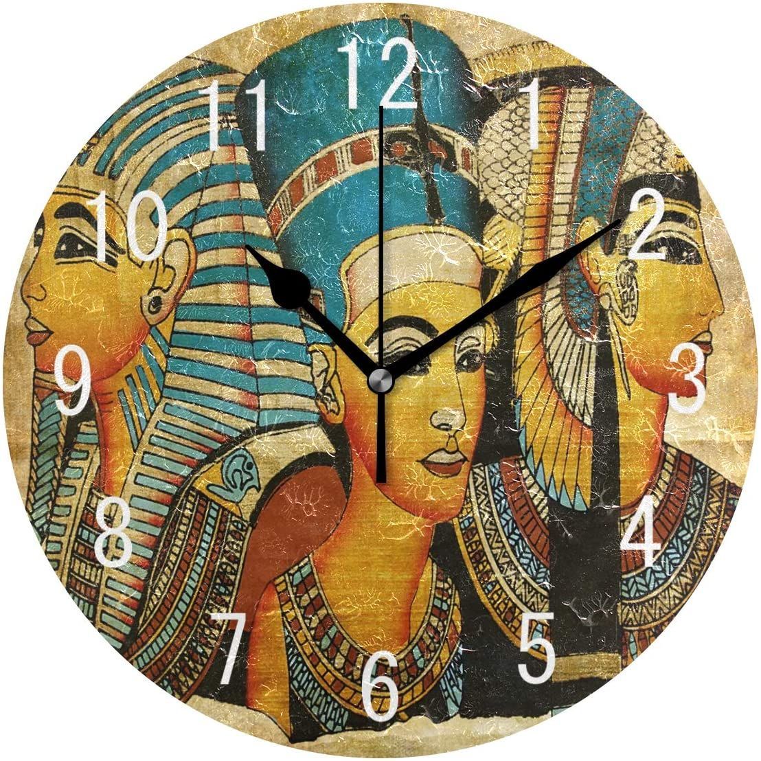ancient egyptian culture man decorative wall clock 4647