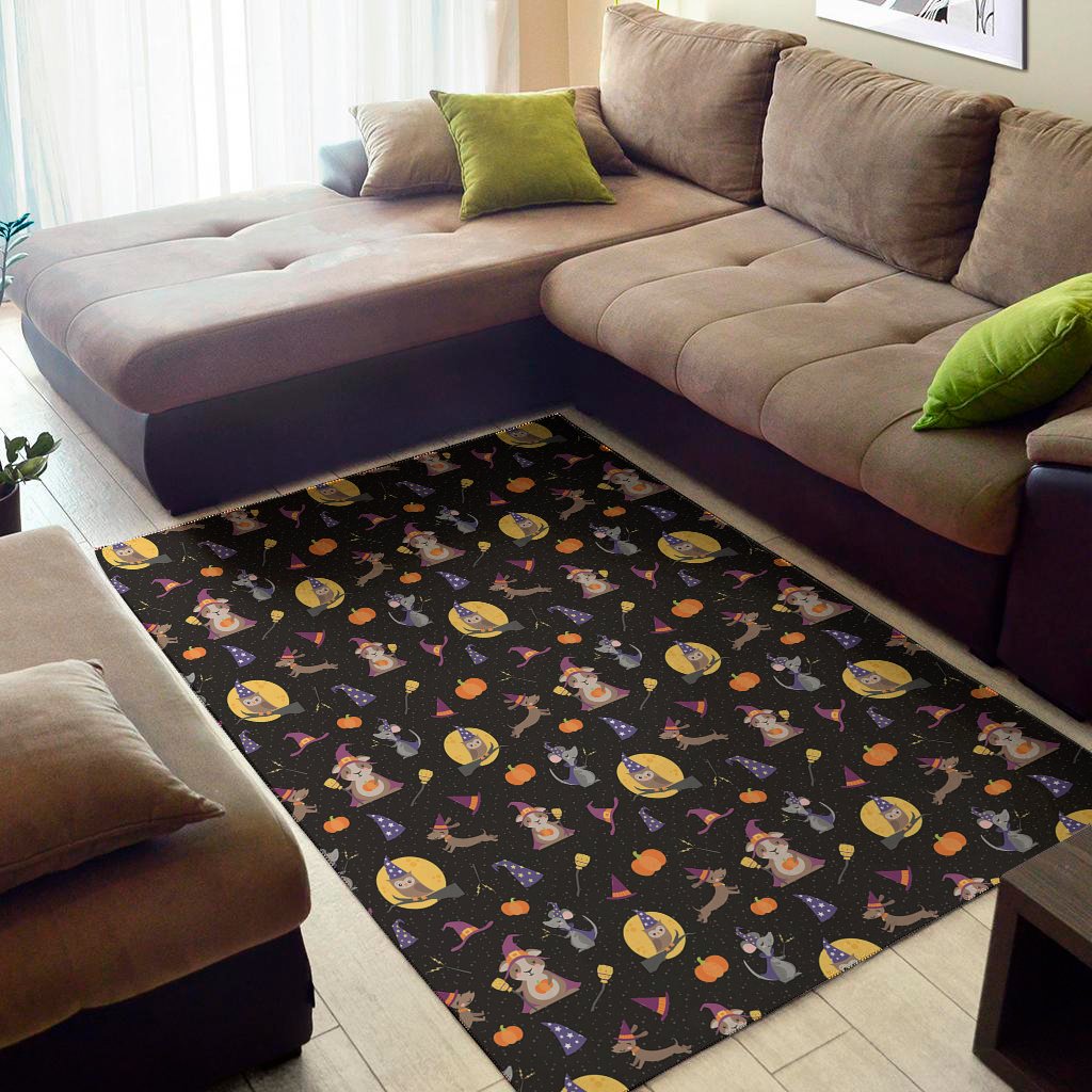 animal wizard pattern print area rug floor decor 6690