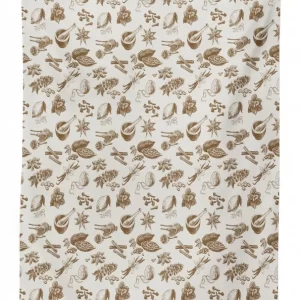 Anise Star Clove And Flower 3D Printed Tablecloth Table Decor 1 anise star clove and flower 3d printed tablecloth table decor 2719