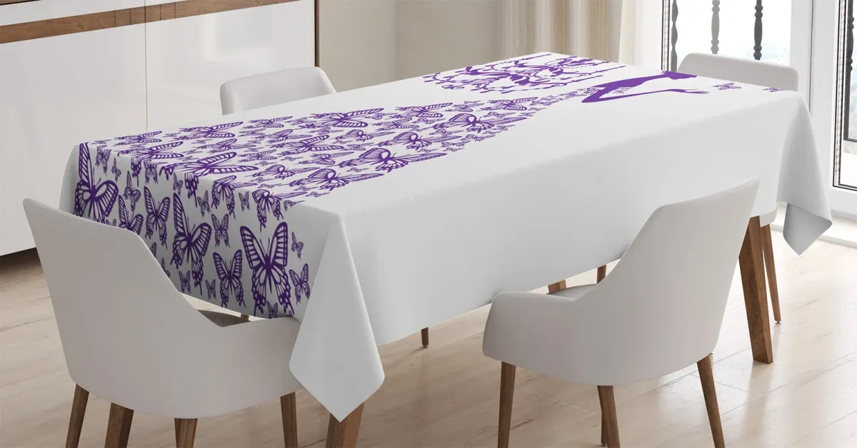 antique chandelier princess 3d printed tablecloth table decor 1952