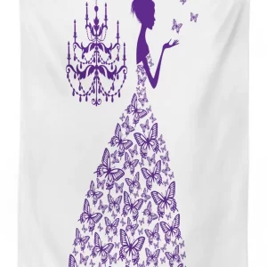 antique chandelier princess 3d printed tablecloth table decor 8221