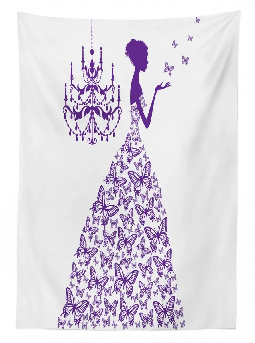 antique chandelier princess 3d printed tablecloth table decor 8221