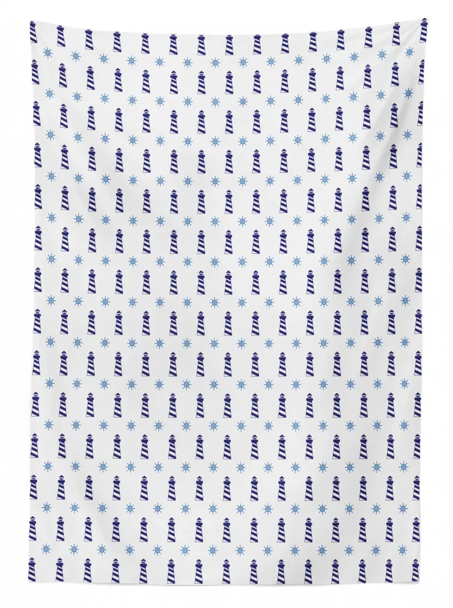 aqua ornate pattern 3d printed tablecloth table decor 5336